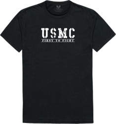 View Buying Options For The RapDom USMC First To Fight 2 Military Graphic Mens Tee