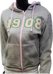 View Buying Options For The Buffalo Dallas Alpha Kappa Alpha 1908 Applique Ladies Zip-Up Hoodie