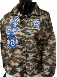 View Buying Options For The Buffalo Dallas Zeta Phi Beta Camo Crossing Line Jacket