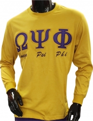 View Buying Options For The Buffalo Dallas Omega Psi Phi Script Applique Mens Tee