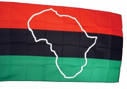View Buying Options For The African American Africa Map Outline Flag