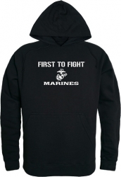 View Buying Options For The RapDom Marines First To Fight 1 Graphic Mens Pullover Hoodie