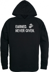 View Buying Options For The RapDom Marines Earned Never Given 1 Graphic Mens Pullover Hoodie