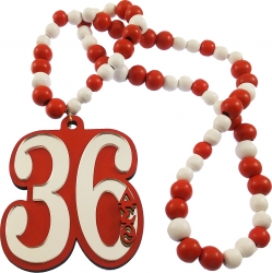 View Buying Options For The Delta Sigma Theta Line #36 Mirror Wood Color Bead Tiki Necklace