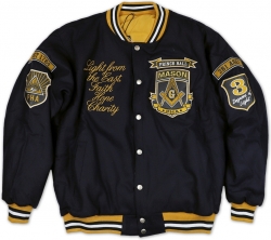 View Buying Options For The Big Boy Prince Hall Mason Divine S3 Varsity Mens Wool Jacket