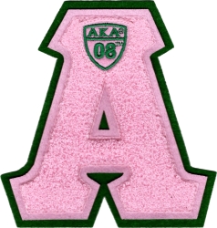 View Buying Options For The Alpha Kappa Alpha Letter Shield Chenille Sew-On Patch
