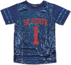 View Product Detials For The Big Boy South Carolina State Bulldogs S2 Ladies Sequins Tee