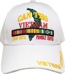 View Product Detials For The Can Tho Vietnam Veteran Proudly Served Mens Cap