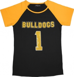 View Buying Options For The Big Boy Bowie State Bulldogs Ladies Sequins Patch Tee