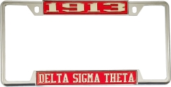 View Buying Options For The Delta Sigma Theta 1913 License Plate Frame