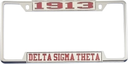 View Buying Options For The Delta Sigma Theta 1913 License Plate Frame
