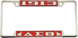 View Buying Options For The Delta Sigma Theta 1913 Elephants License Plate Frame