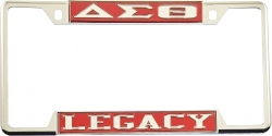 View Product Detials For The Delta Sigma Theta Legacy License Plate Frame