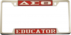 View Buying Options For The Delta Sigma Theta Educator License Plate Frame