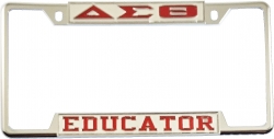 View Buying Options For The Delta Sigma Theta Educator License Plate Frame