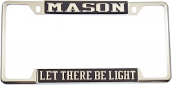 View Buying Options For The Mason Let There Be Light License Plate Frame