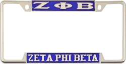 View Buying Options For The Zeta Phi Beta Classic License Plate Frame