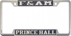 View Buying Options For The F&AM Prince Hall Mason License Plate Frame