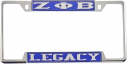 View Buying Options For The Zeta Phi Beta Legacy License Plate Frame