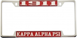 View Buying Options For The Kappa Alpha Psi 1911 License Plate Frame