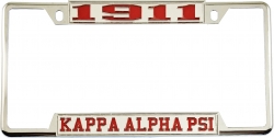 View Buying Options For The Kappa Alpha Psi 1911 License Plate Frame