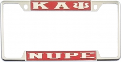 View Buying Options For The Kappa Alpha Psi Nupe License Plate Frame