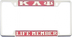 View Buying Options For The Kappa Alpha Psi® Life Member License Plate Frame