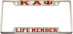 View Buying Options For The Kappa Alpha Psi Life Member License Plate Frame