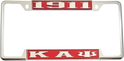 View Buying Options For The Kappa Alpha Psi 1911 Big Letter License Plate Frame