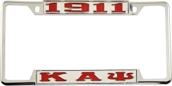 View Buying Options For The Kappa Alpha Psi 1911 Big Letter License Plate Frame