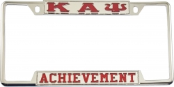 View Buying Options For The Kappa Alpha Psi Achievement License Plate Frame