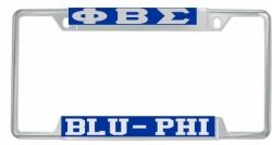 View Buying Options For The Phi Beta Sigma Blu-Phi License Plate Frame