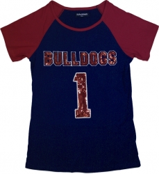 View Buying Options For The Big Boy South Carolina State Bulldogs Ladies Sequins Patch Tee