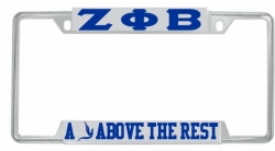 View Buying Options For The Zeta Phi Beta A Dove Above The Rest License Plate Frame