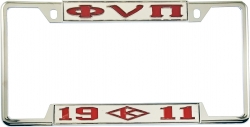 View Buying Options For The Kappa Alpha Psi Phi Nu Pi 1911 Diamond License Plate Frame