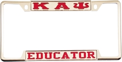 View Buying Options For The Kappa Alpha Psi Educator License Plate Frame