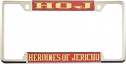 View Product Detials For The Heroines of Jericho Classic License Plate Frame