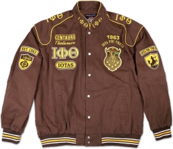 View Buying Options For The Big Boy Iota Phi Theta Divine 9 S2 Mens Twill Racing Jacket