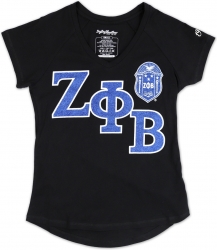 View Buying Options For The Big Boy Zeta Phi Beta Divine 9 V-Neck Ladies Tee