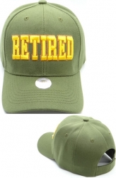 View Buying Options For The Retired Text Mens Cap