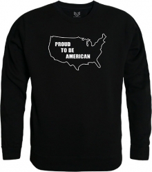 View Buying Options For The Rapid Dominance Proud To Be American Graphic Mens Crewneck Sweatshirt