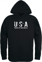 View Buying Options For The Rapid Dominance Home of the Brave Graphic Mens Pullover Hoodie