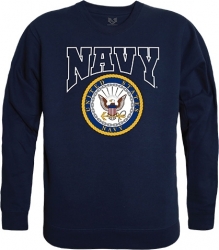 View Buying Options For The RapDom Navy Graphic Mens Crewneck Sweatshirt