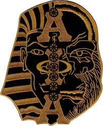 View Buying Options For The Alpha Phi Alpha Half Sphinx Half Ape Head Iron-On Patch