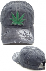 View Buying Options For The Marijuana Leaf Cotton Vintage Mens Cap
