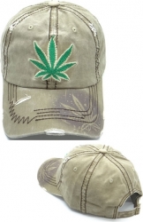 View Buying Options For The Marijuana Leaf Cotton Vintage Mens Cap