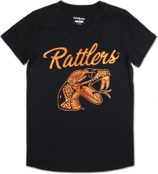 View Buying Options For The Big Boy Florida A&M Rattlers S4 Ladies Foil Jersey Tee
