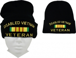 View Buying Options For The Disabled Vietnam Veteran Mens Cuffed Beanie Cap