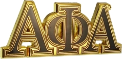 View Buying Options For The Alpha Phi Alpha Big Letter Lapel Pin