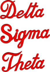 View Buying Options For The Delta Sigma Theta Script Iron-On Patch Set